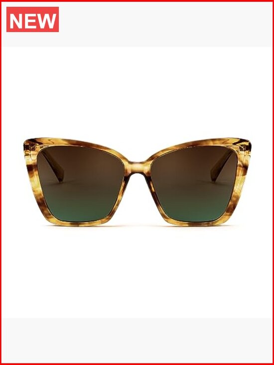 Polarized Cat Eye Sunglasses for Women Retro Square Shades UV Protection